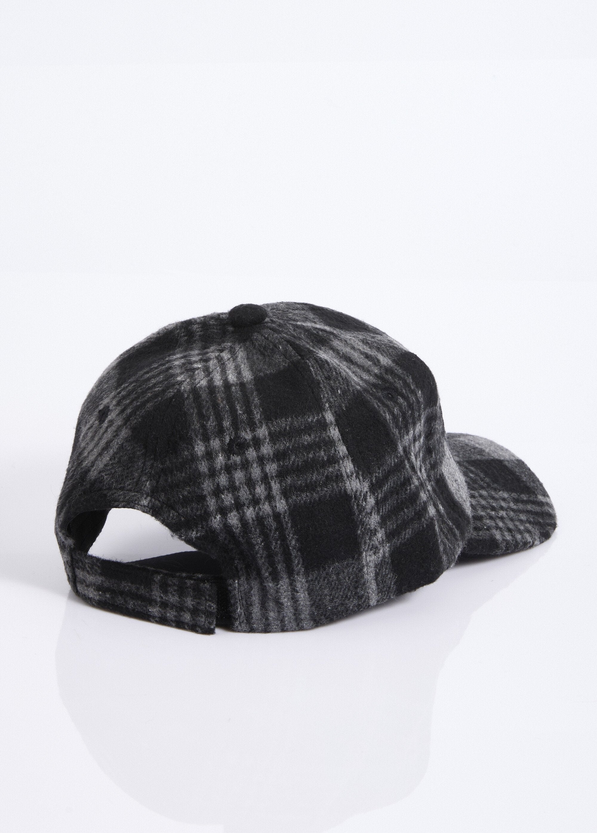 Wool-like_checked_cap_Black_DO1_slim