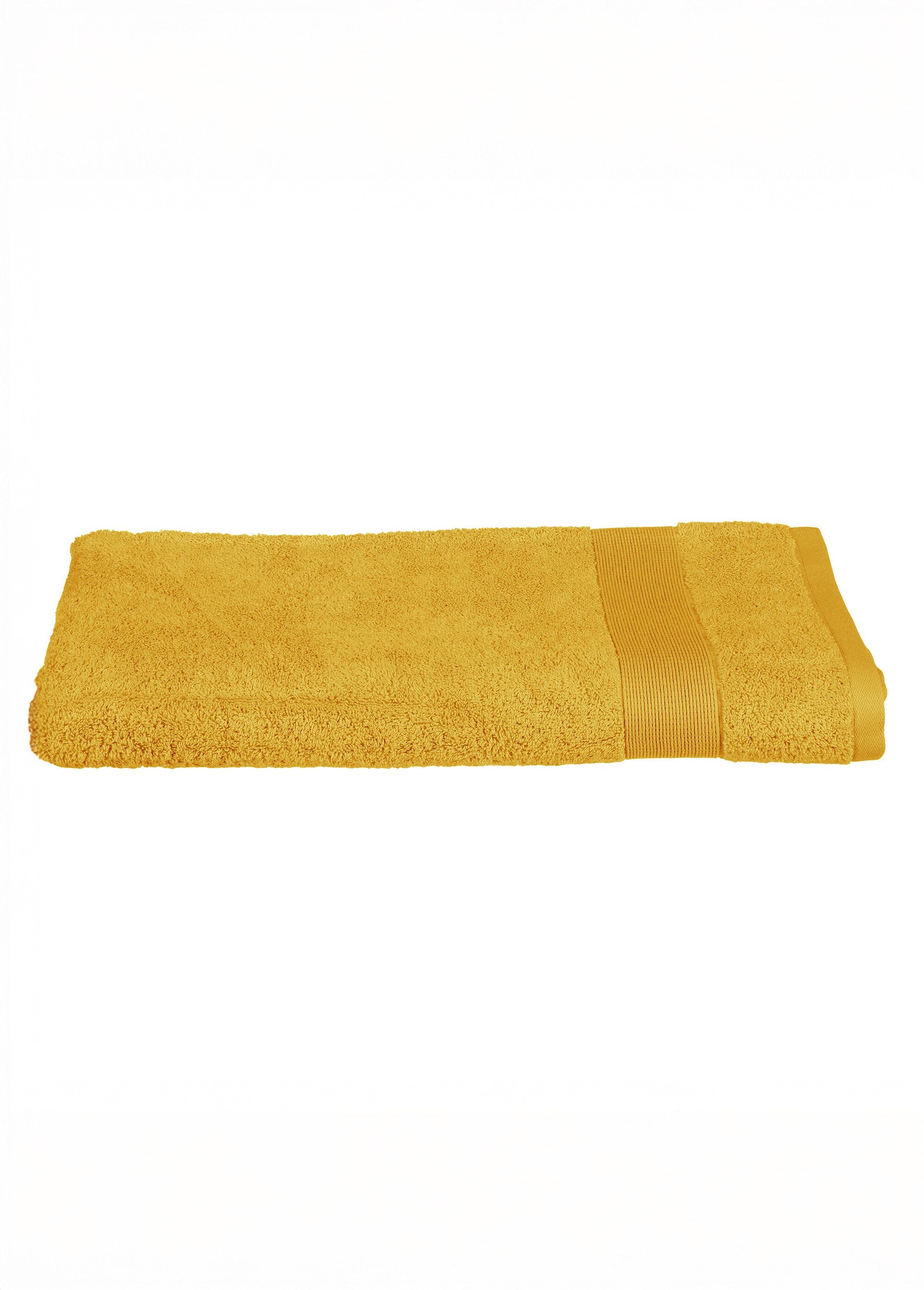 Thick_pure_cotton_bath_towel_100x150cm_Ocher_DE1_slim