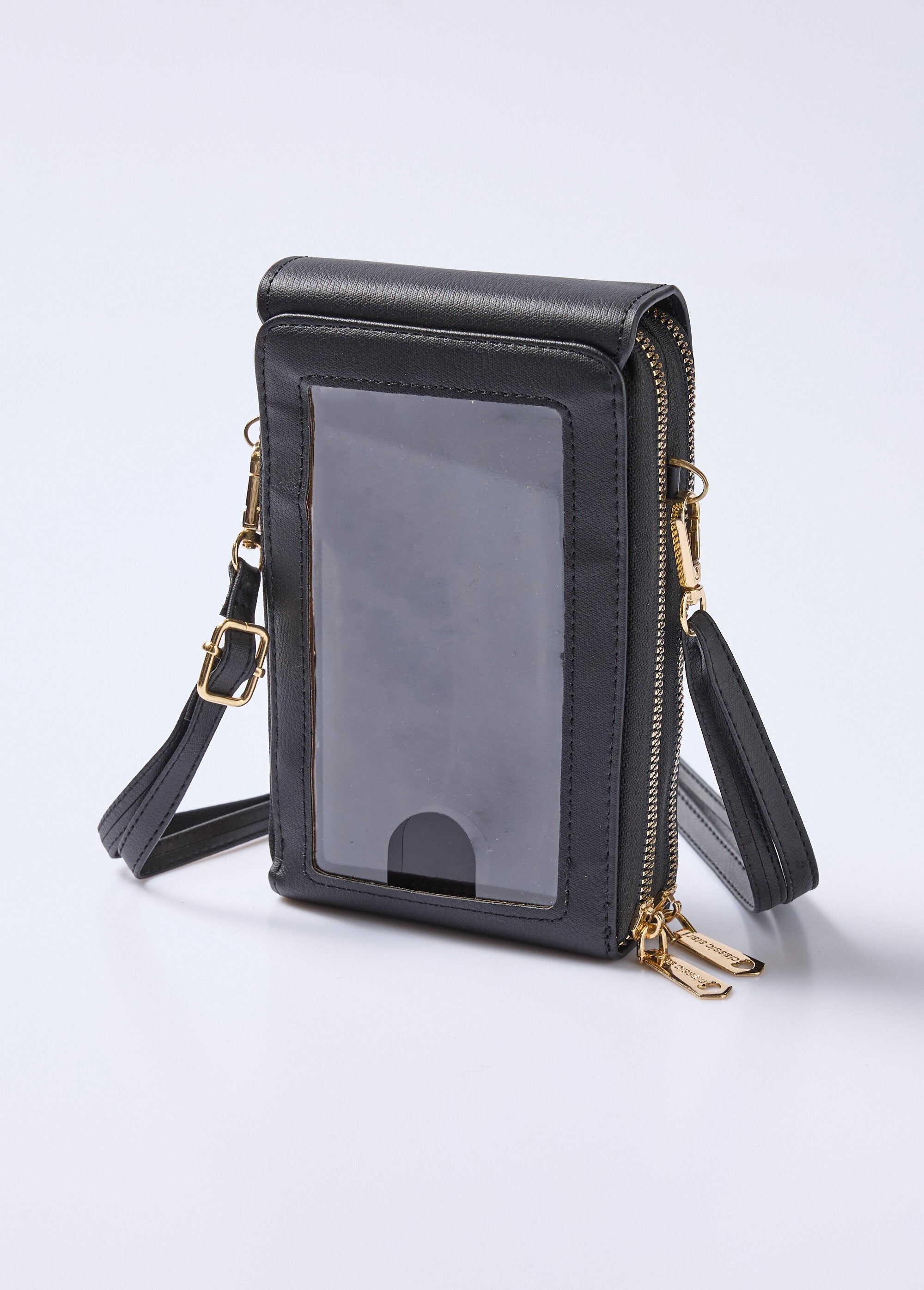 2-compartment_faux_leather_phone_pouch_Black_DO1_slim