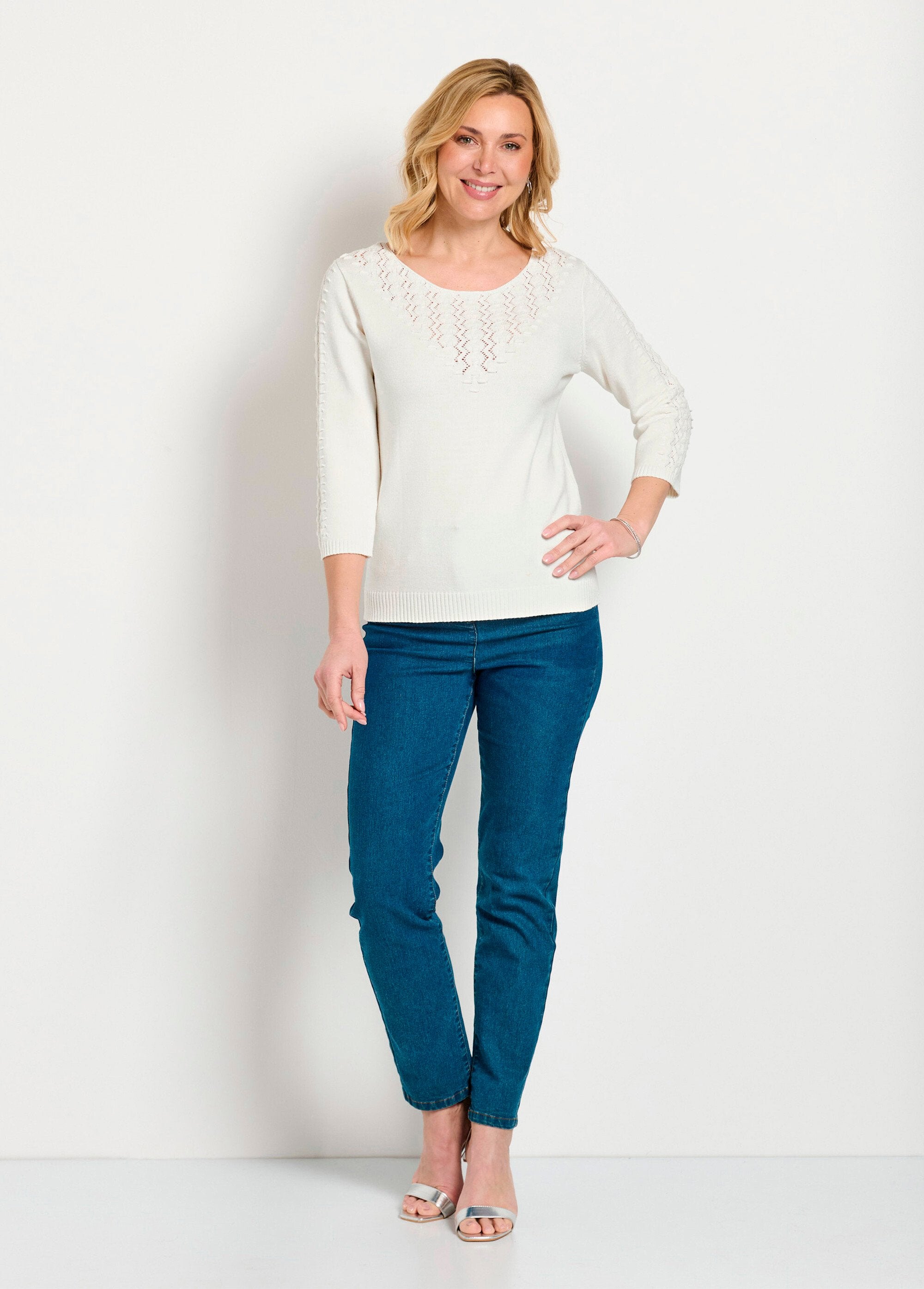 Soft_plain_round_neck_fancy_knit_sweater_Ecru_SF1_slim