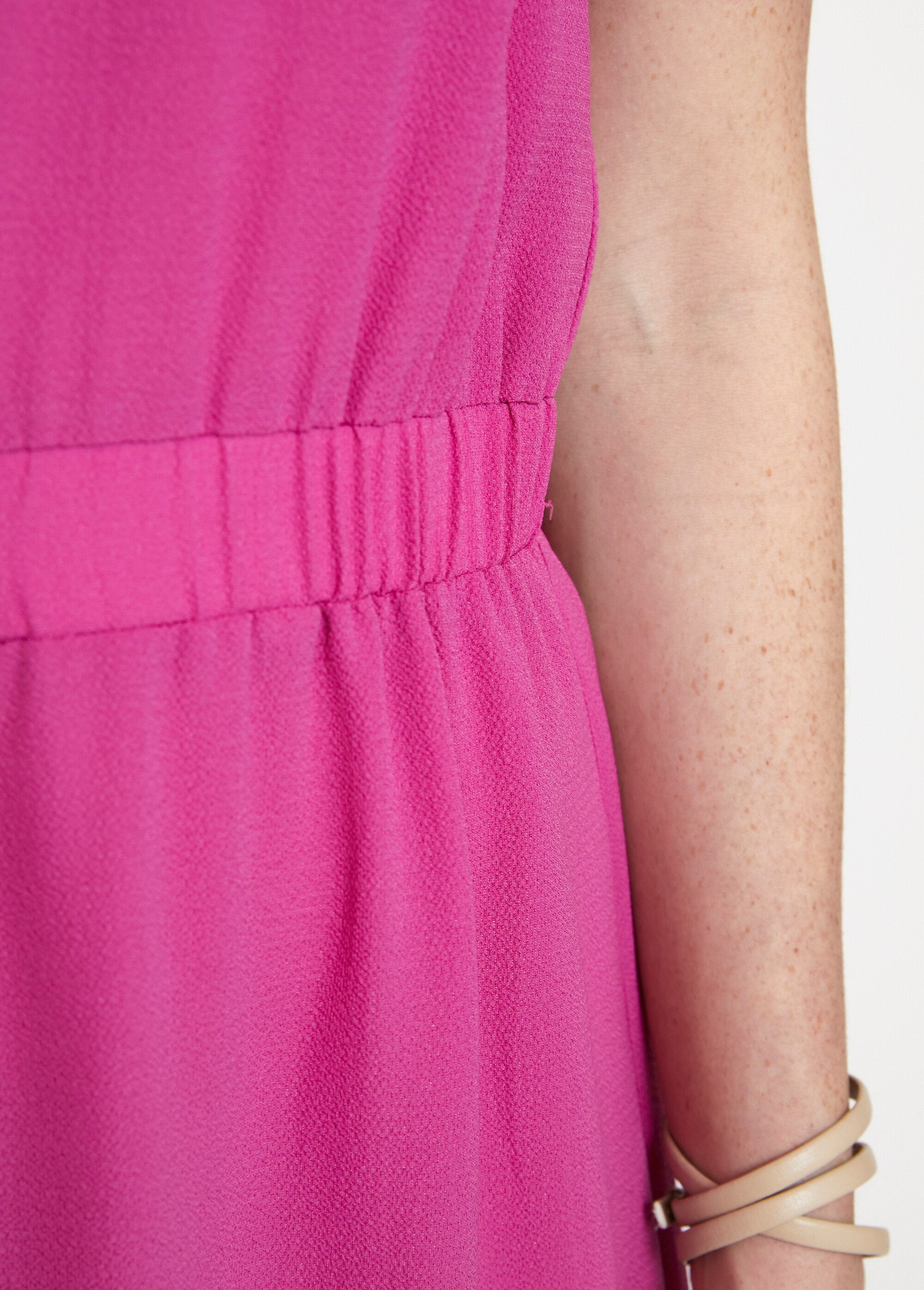 Short_straight_dress_with_elasticated_waist_Plain_fuchsia_DE4_slim