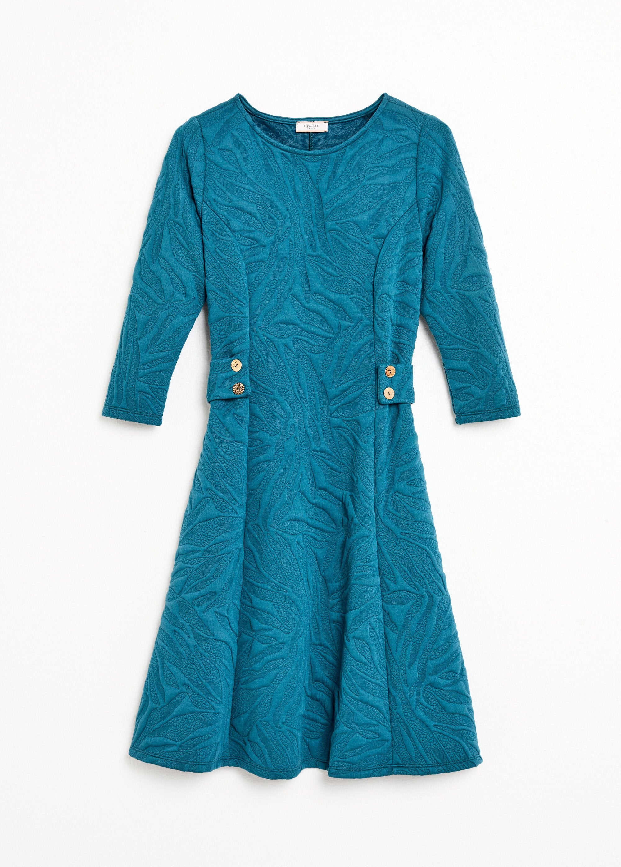 Short,_curved,_relief_jacquard_dress_Blue_Duck_AP1_slim