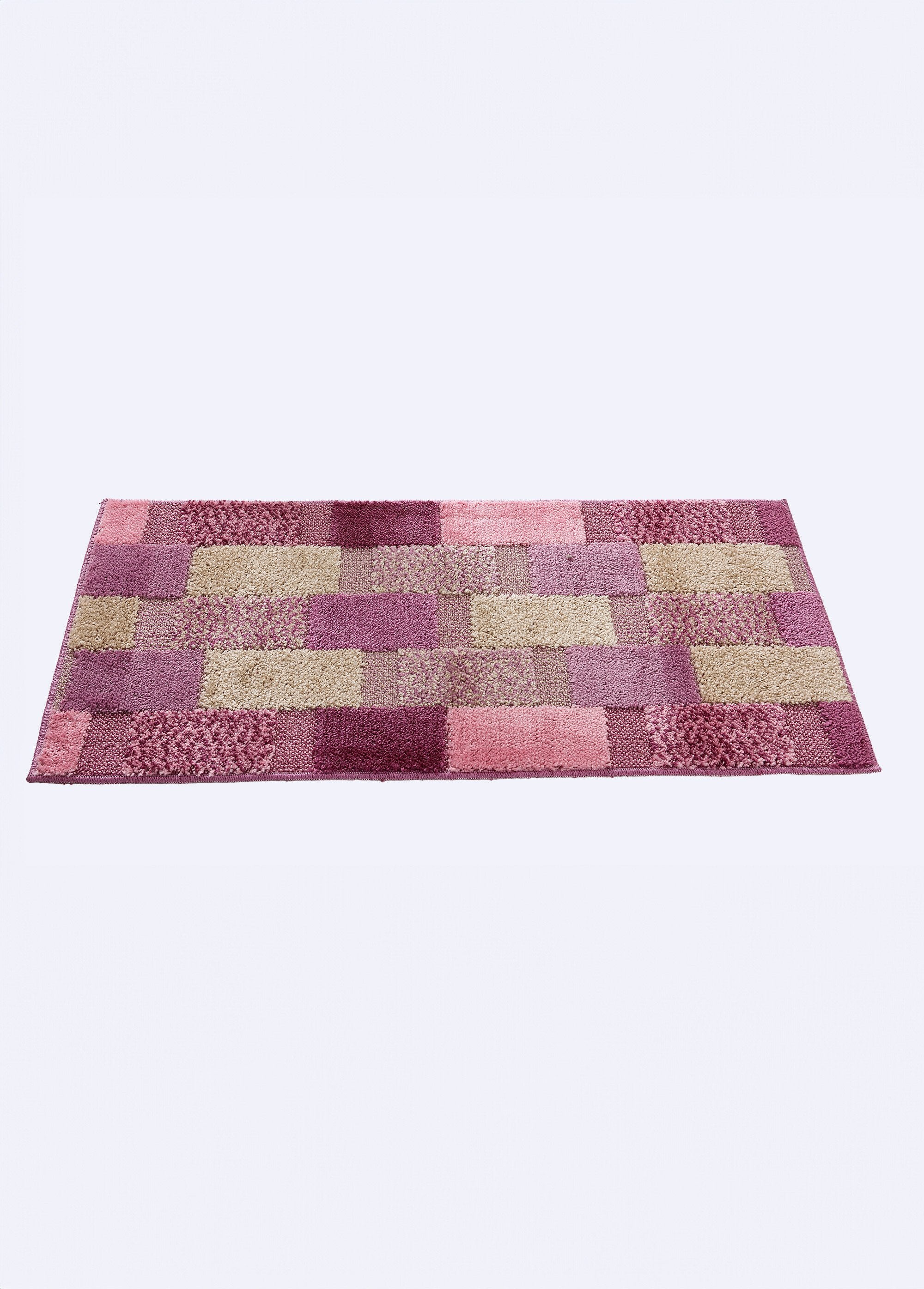 Tapis_de_bain_tissage_multicolore_fond_TPR_antidérapant_Rose_DE1_slim
