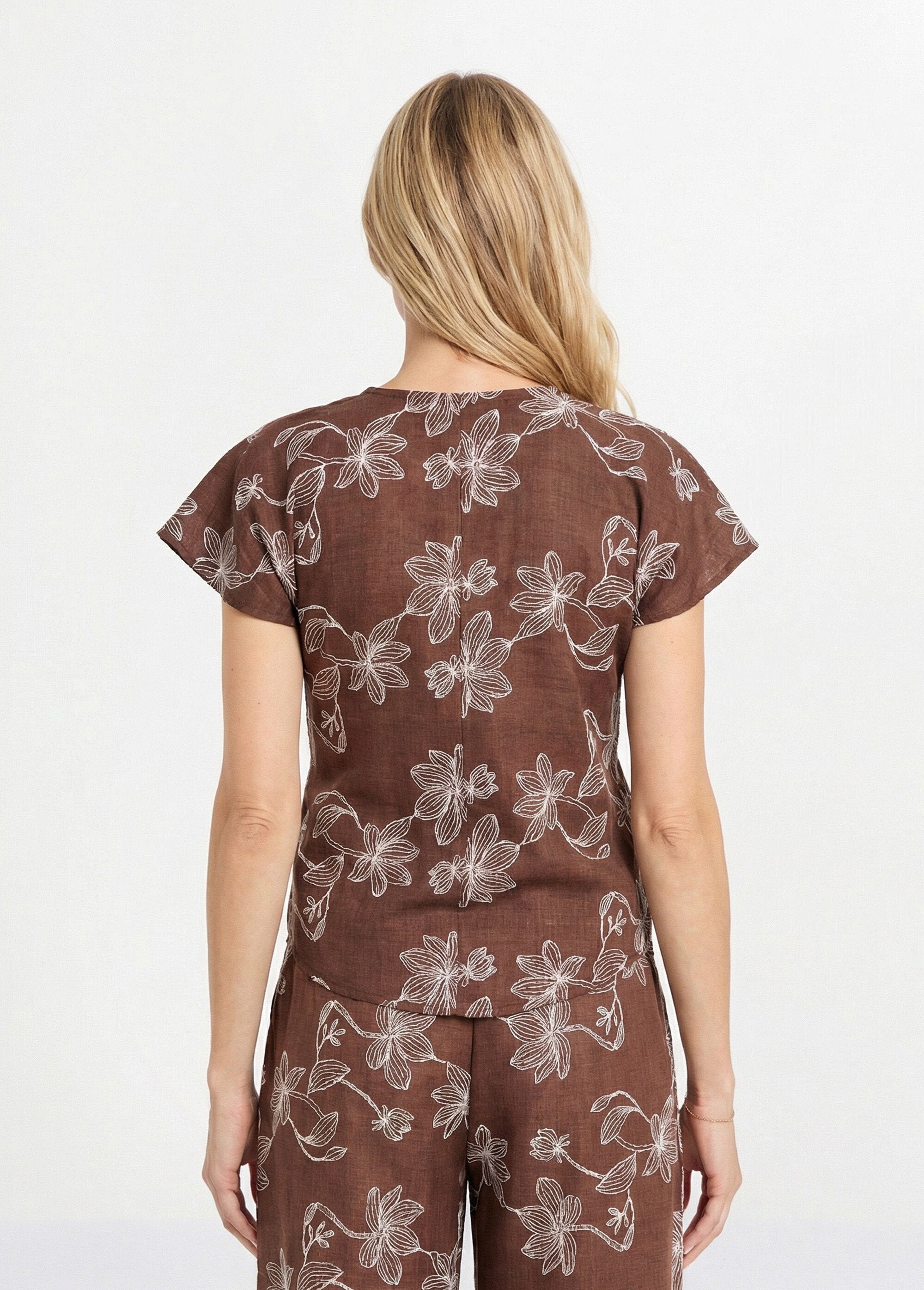 Tunic_with_floral_screen_prints,_tie_closure_Chocolate_DO1_slim