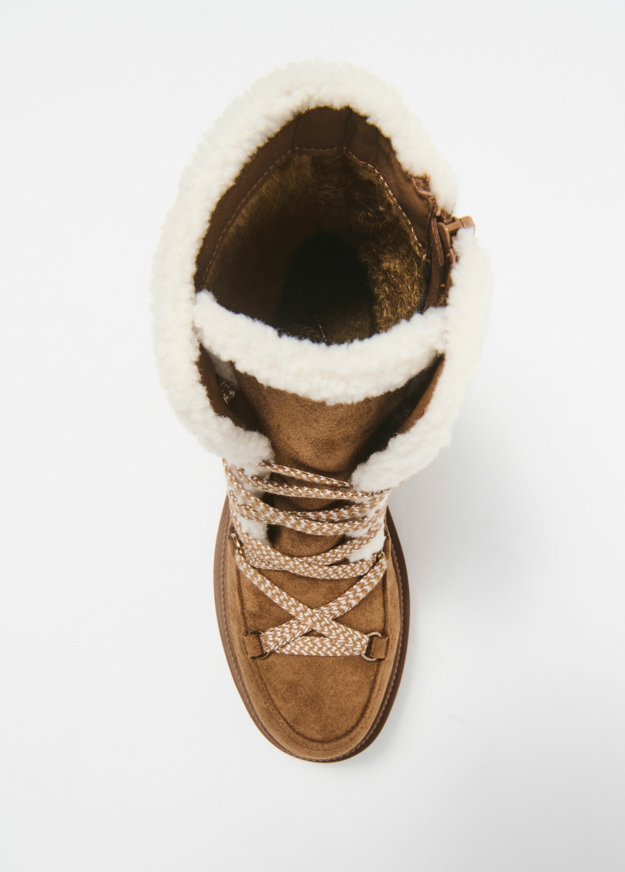 Boots_fourrées_à_lacets_semelle_épaisse_Camel_OV1_slim