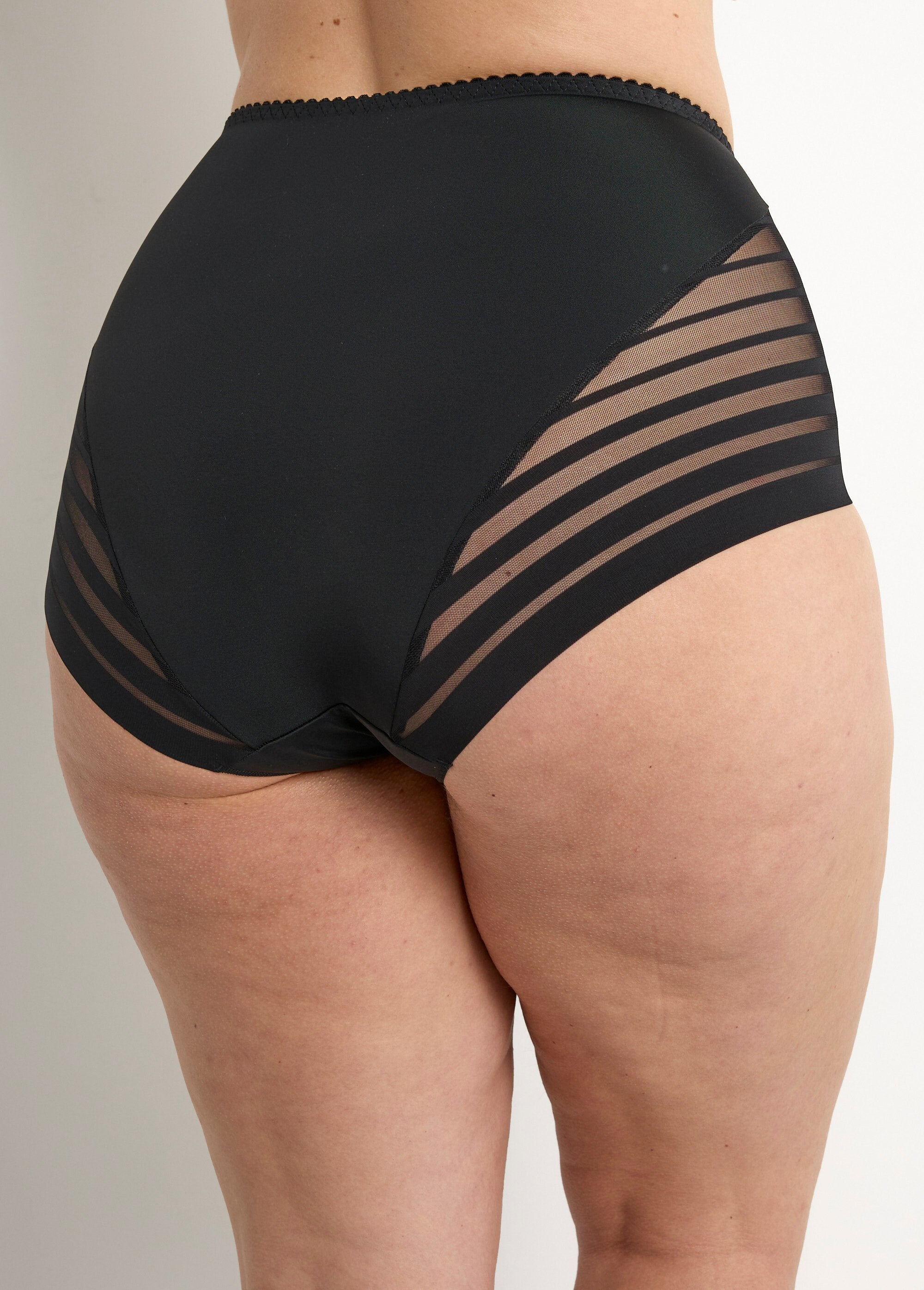 High_waist_stretchy_panties_with_striped_tulle_effect_Black_DO1_curvy