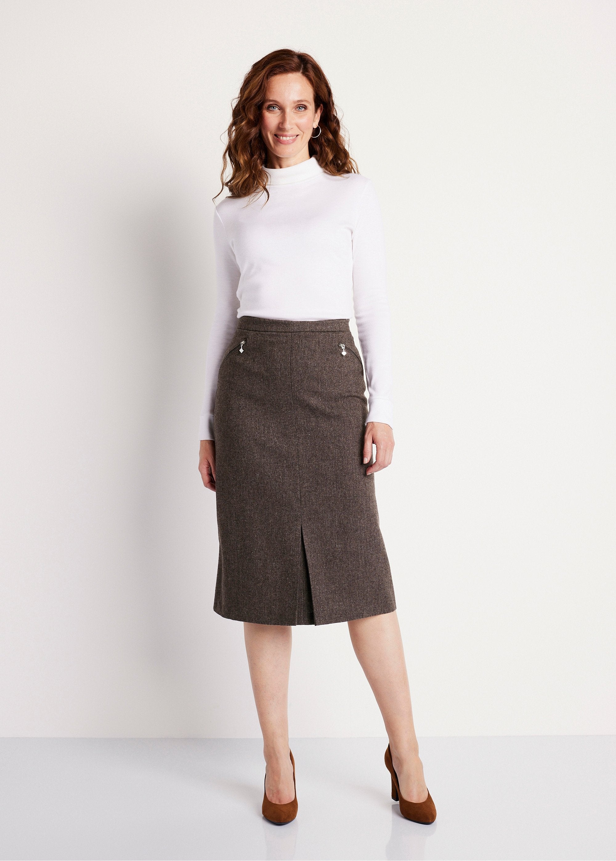 Herringbone_or_heather_skirt_length_70_cm_with_wool_Brown_China_SF1_slim