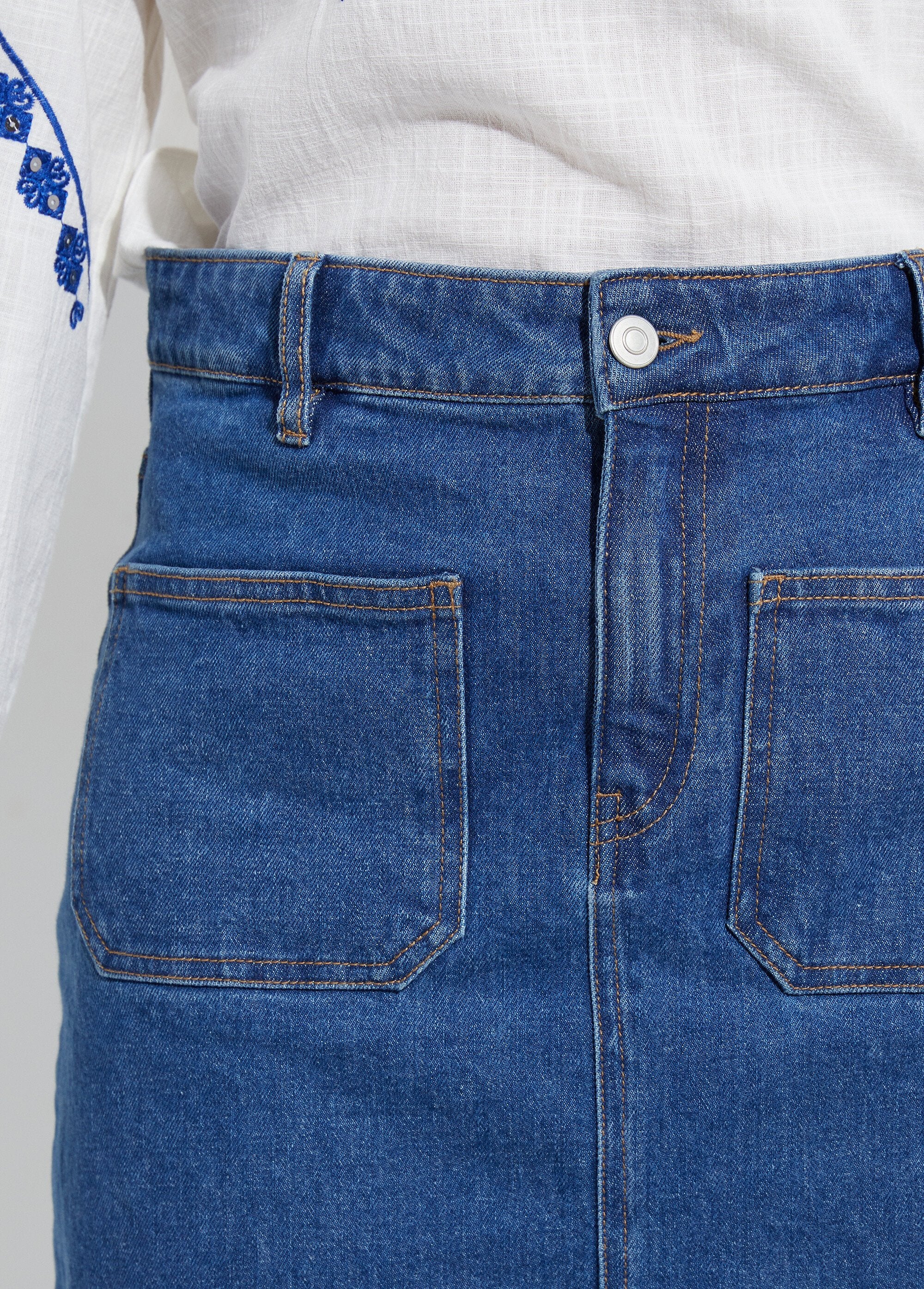 Short_straight_denim_skirt_with_4_pockets_Blue_stone_DE1_slim