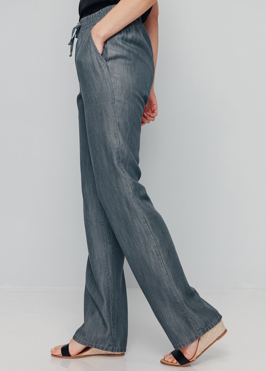 Flowy_pants_with_elasticated_waistband_Green_DR1_slim