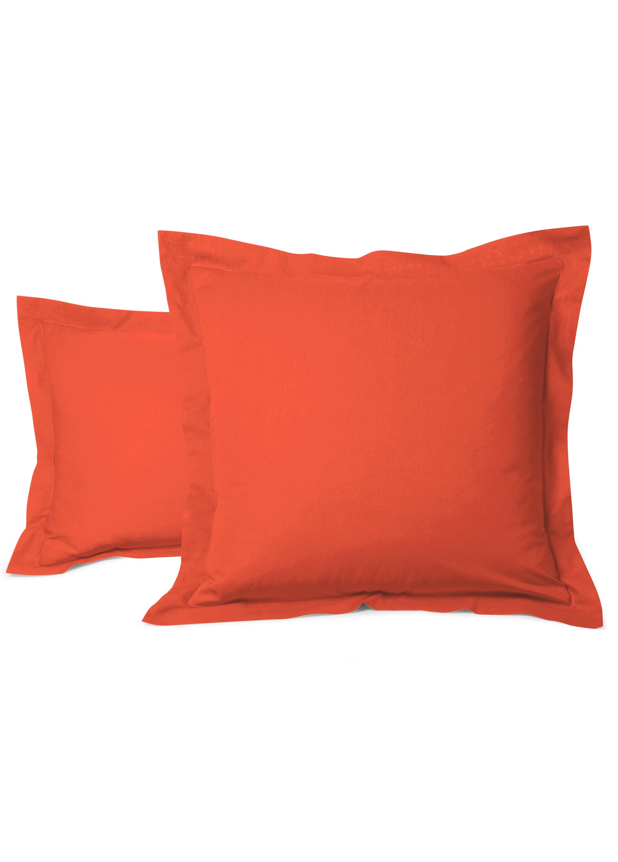 RELAX_plain_pure_cotton_pillowcase_Orange_clementine_FA1_slim