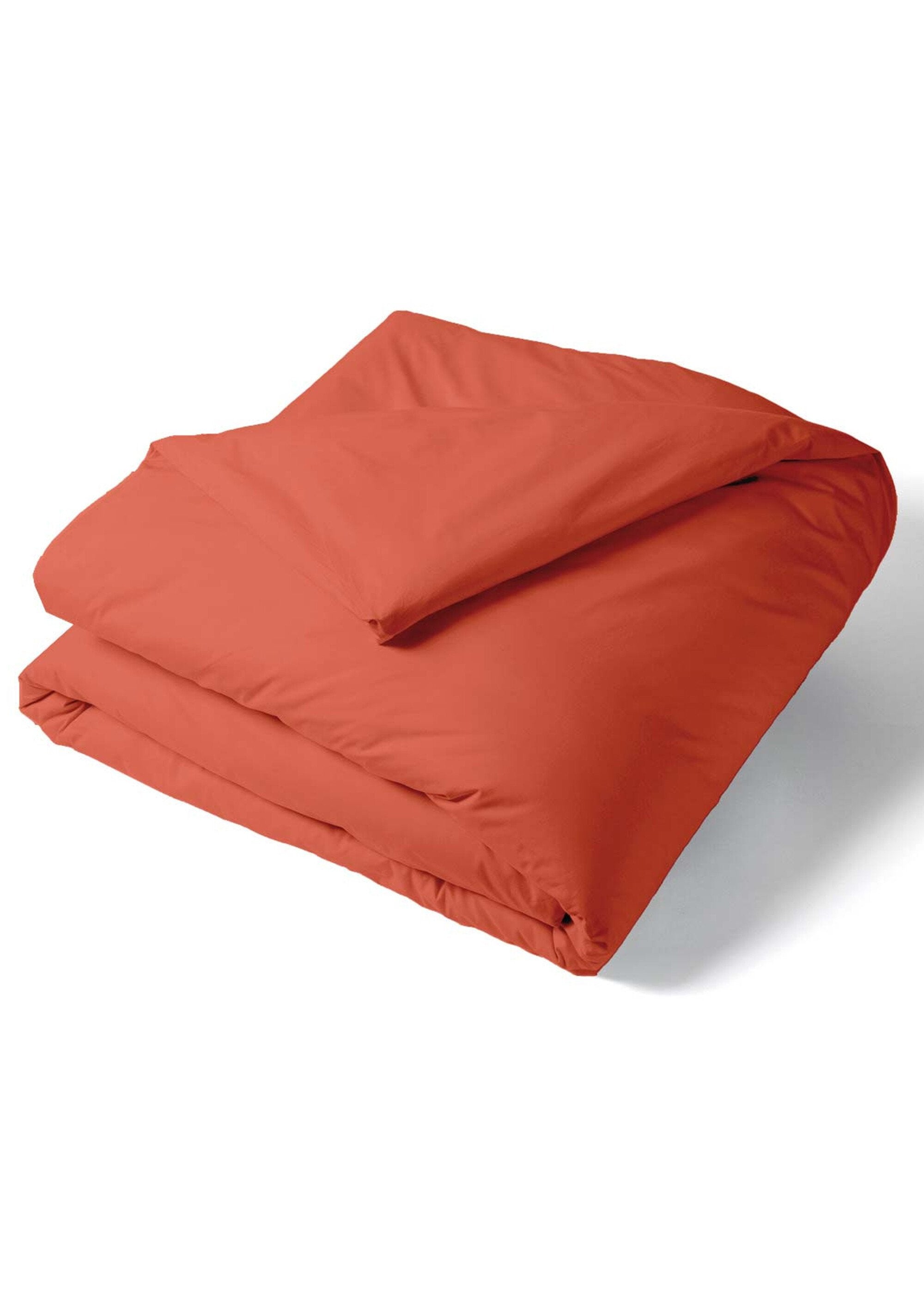 REPOS_cotton_percale_duvet_cover_Terracotta_FA1_slim