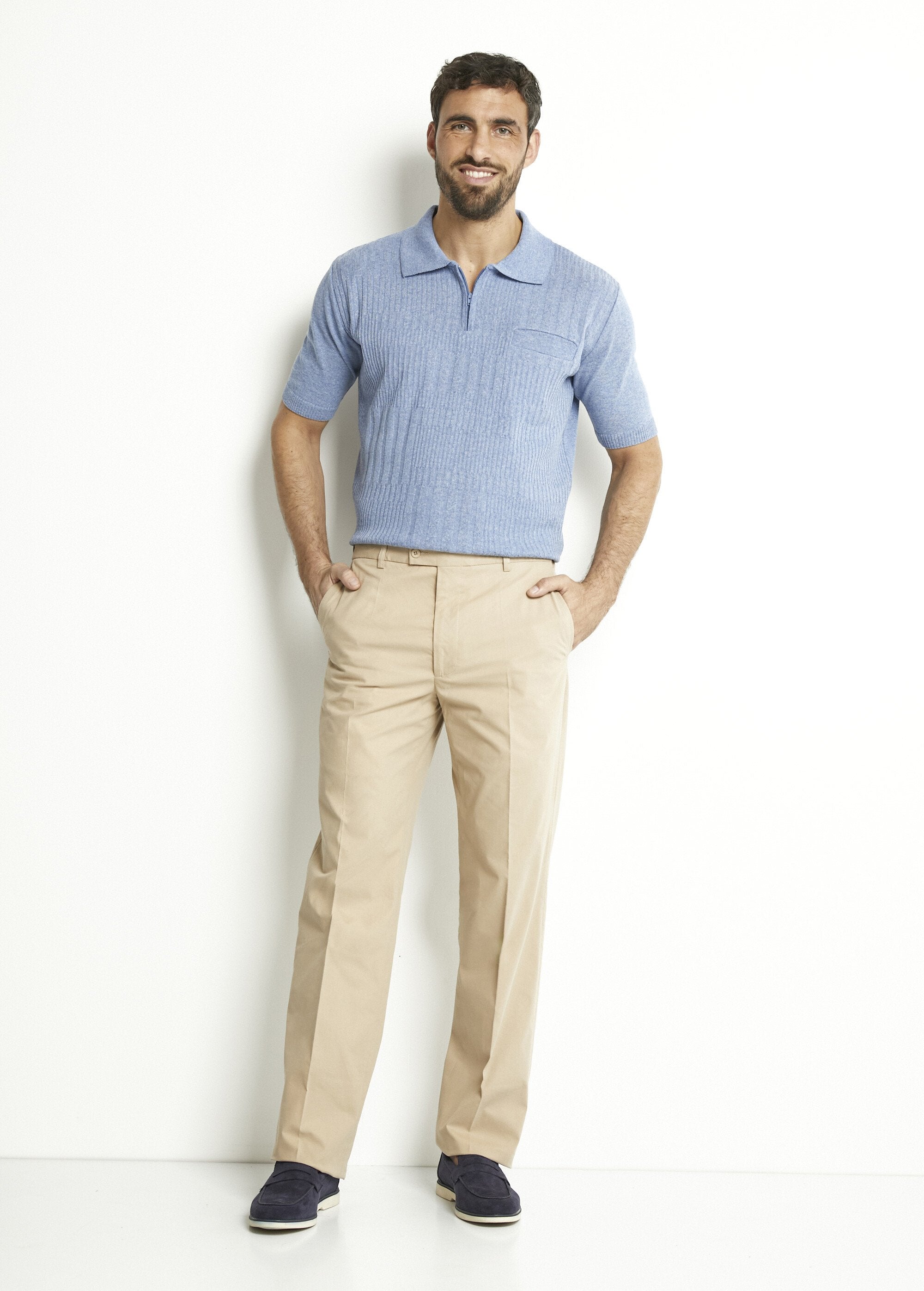 Invisible_polycotton_adjustable_belt_pants_Beige_SF1_slim