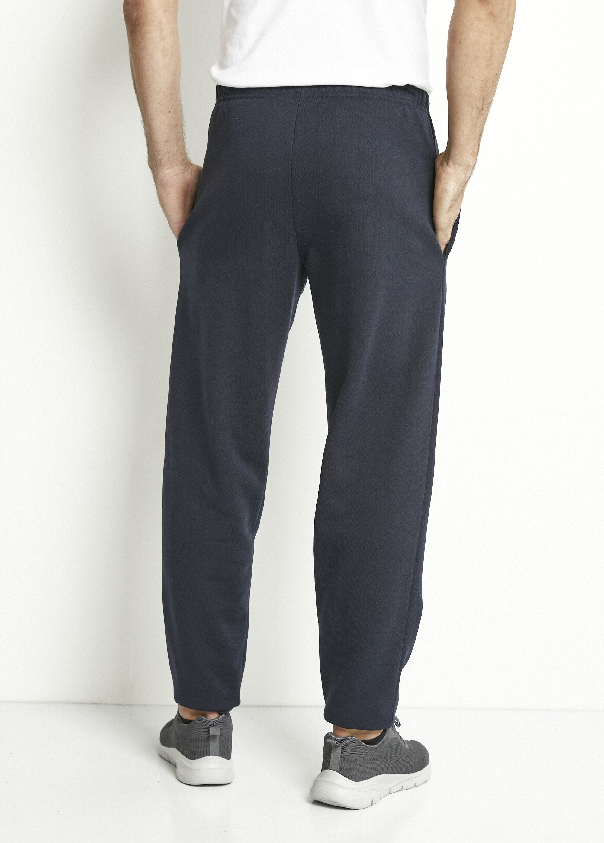 Fleece_jogging_pants_with_elasticated_waistband_Marine_DO1_slim