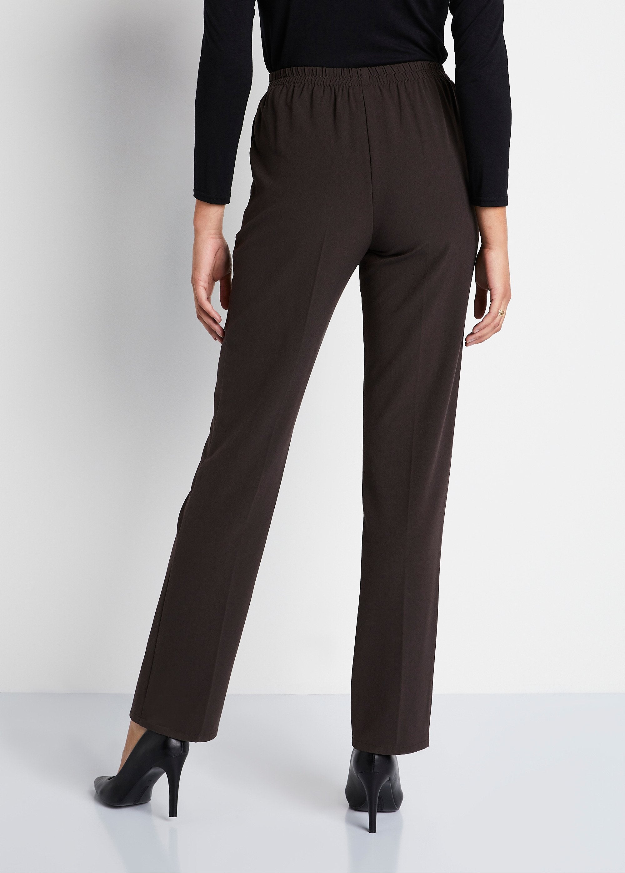 Straight_pants_with_semi-elasticated_waist_Brown_DO1_slim