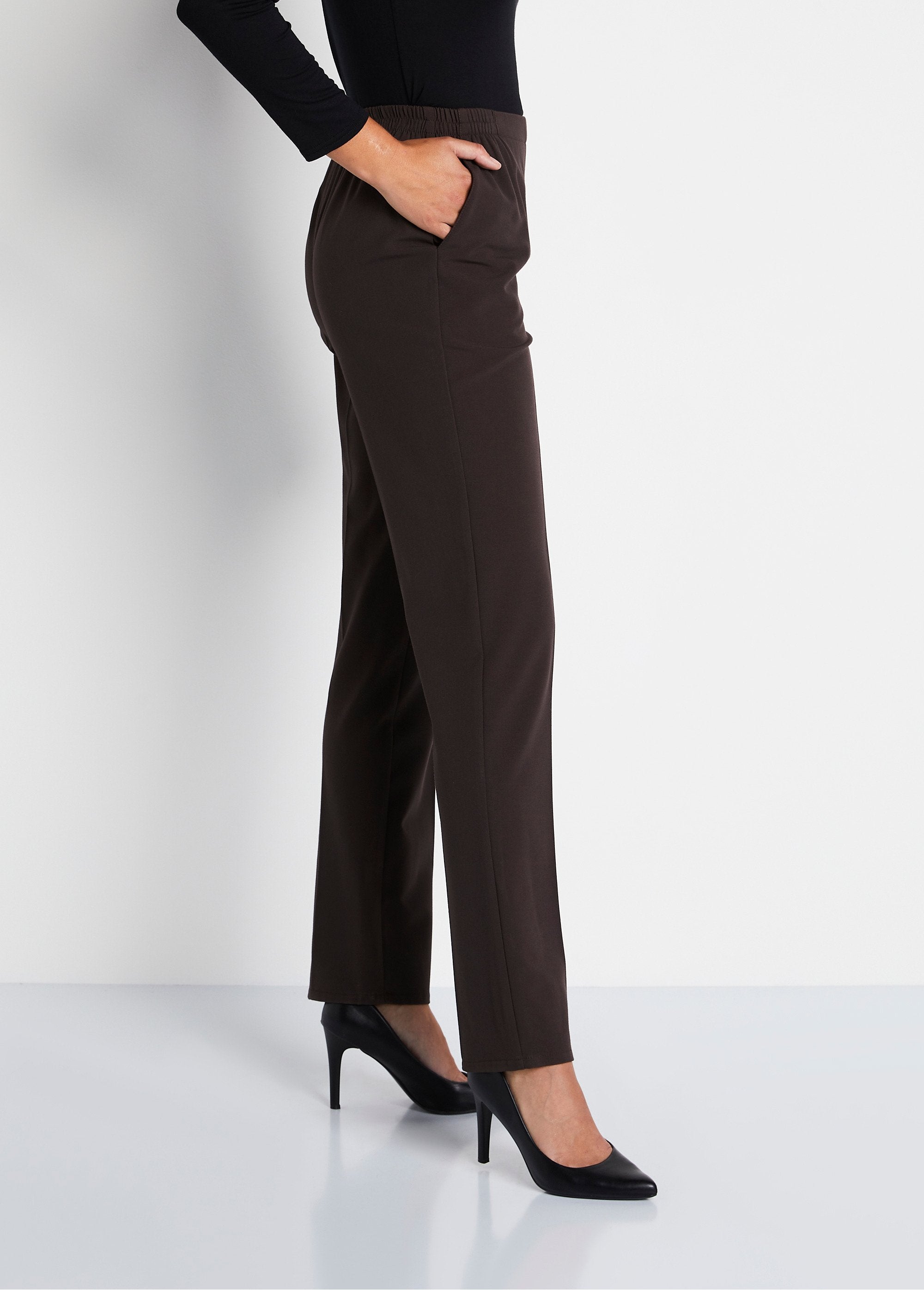 Straight_pants_with_semi-elasticated_waist_Brown_DR1_slim