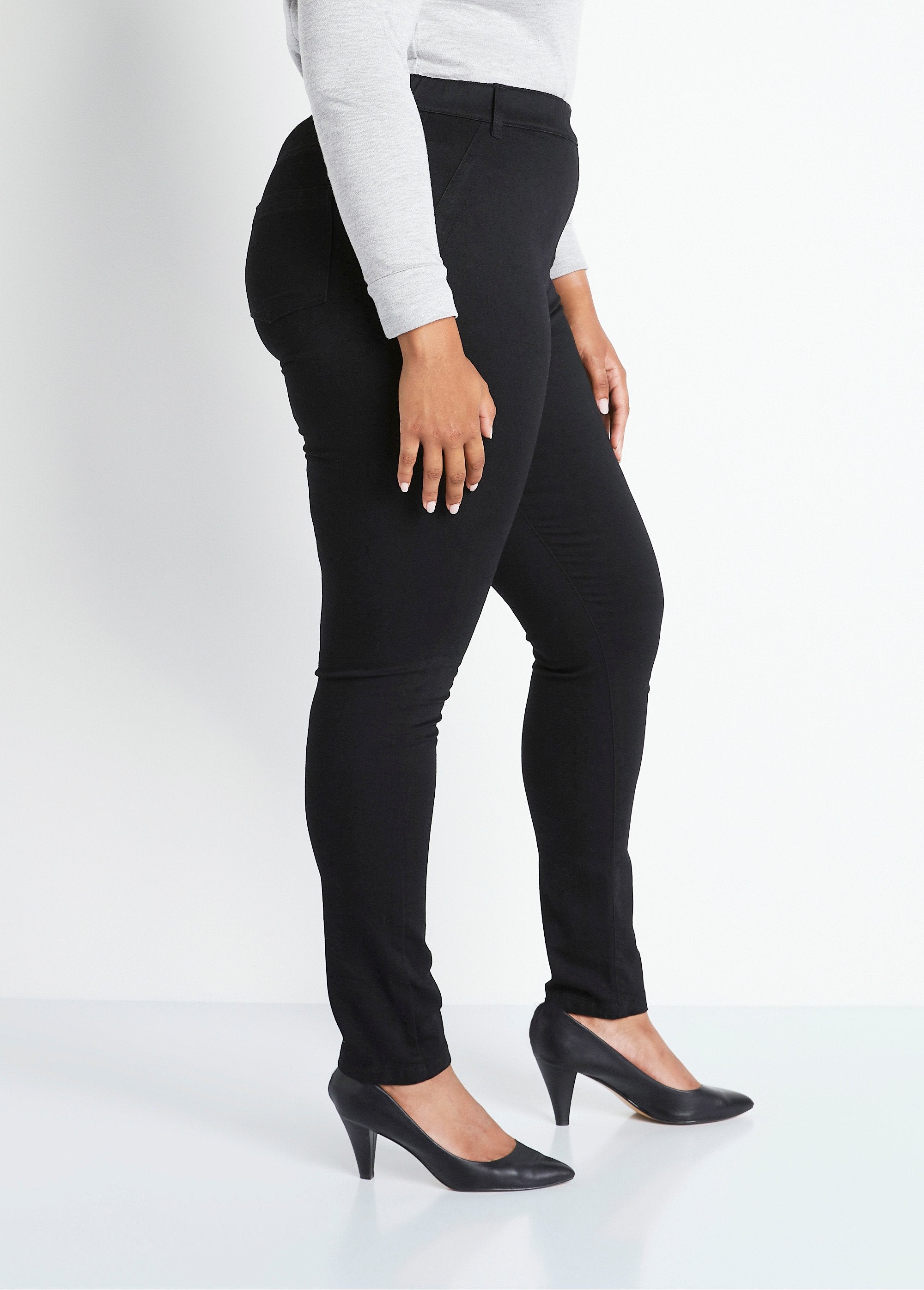 Flat_stomach_stretch_denim_jegging_pants_Black_DR1_curvy