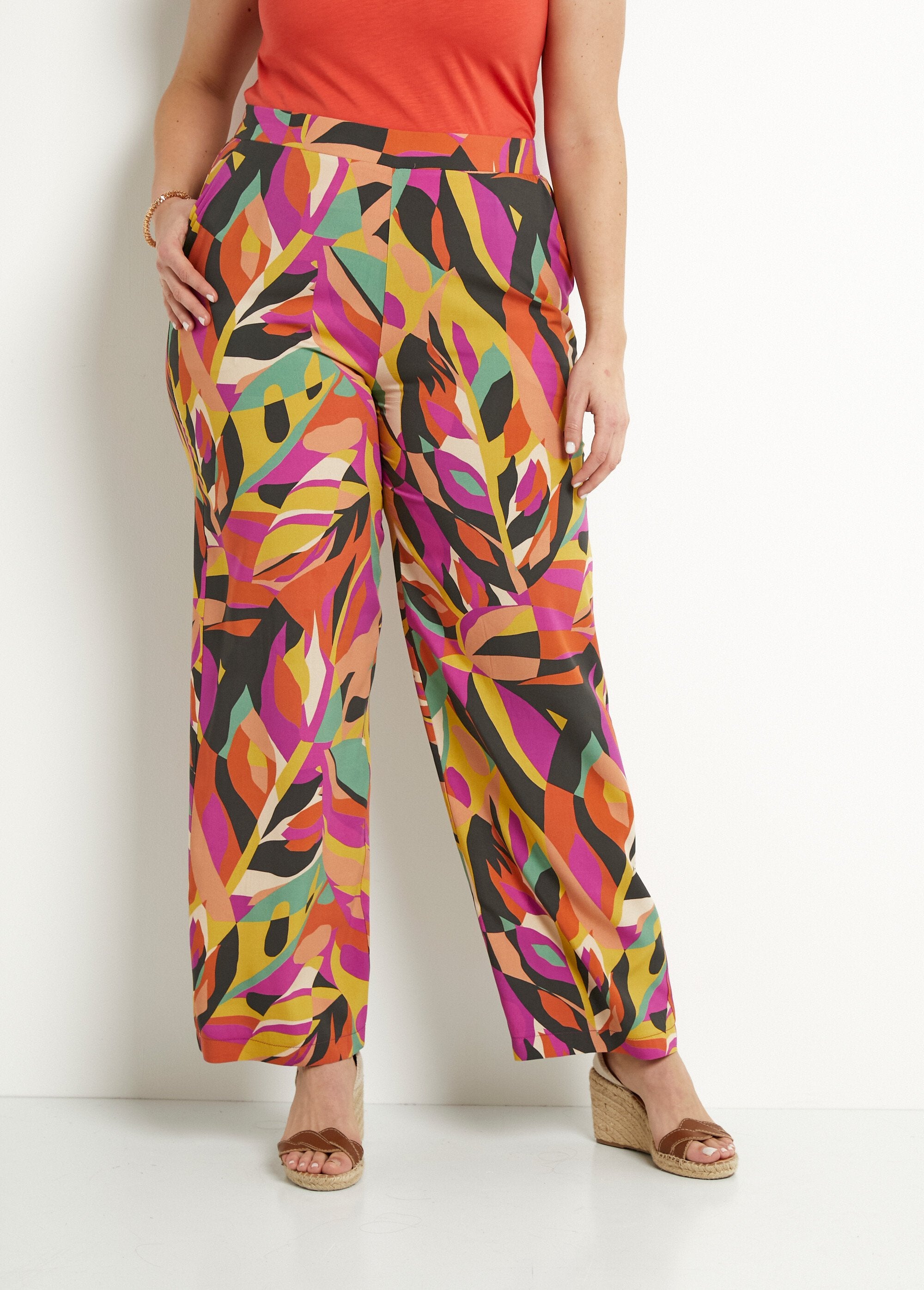 Wide_leg_pants_with_semi-elasticated_waistband_and_print_Multicolor_FA1_curvy