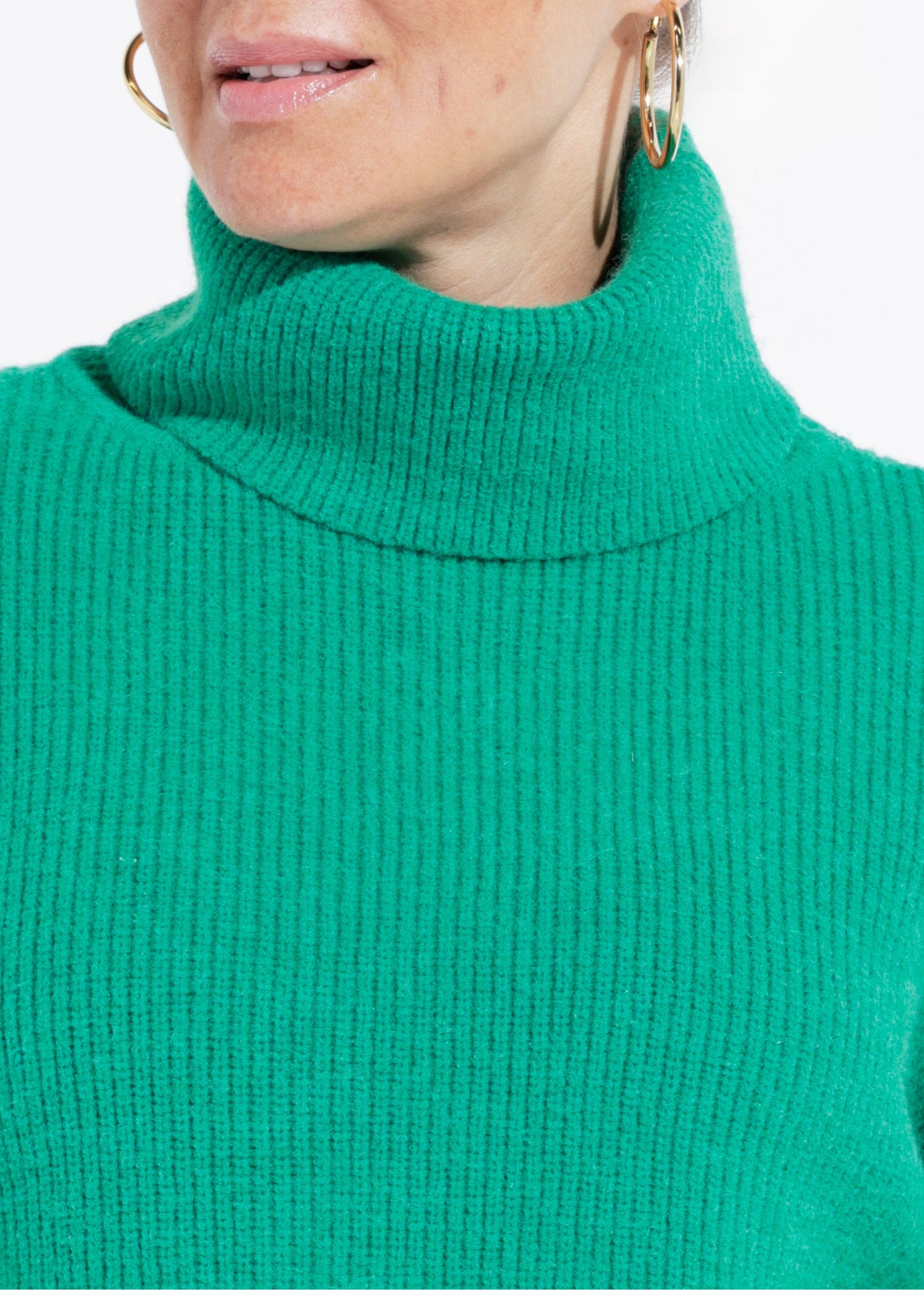 Pull_en_maille_avec_col_roulé_souple_Vert_DE1_slim