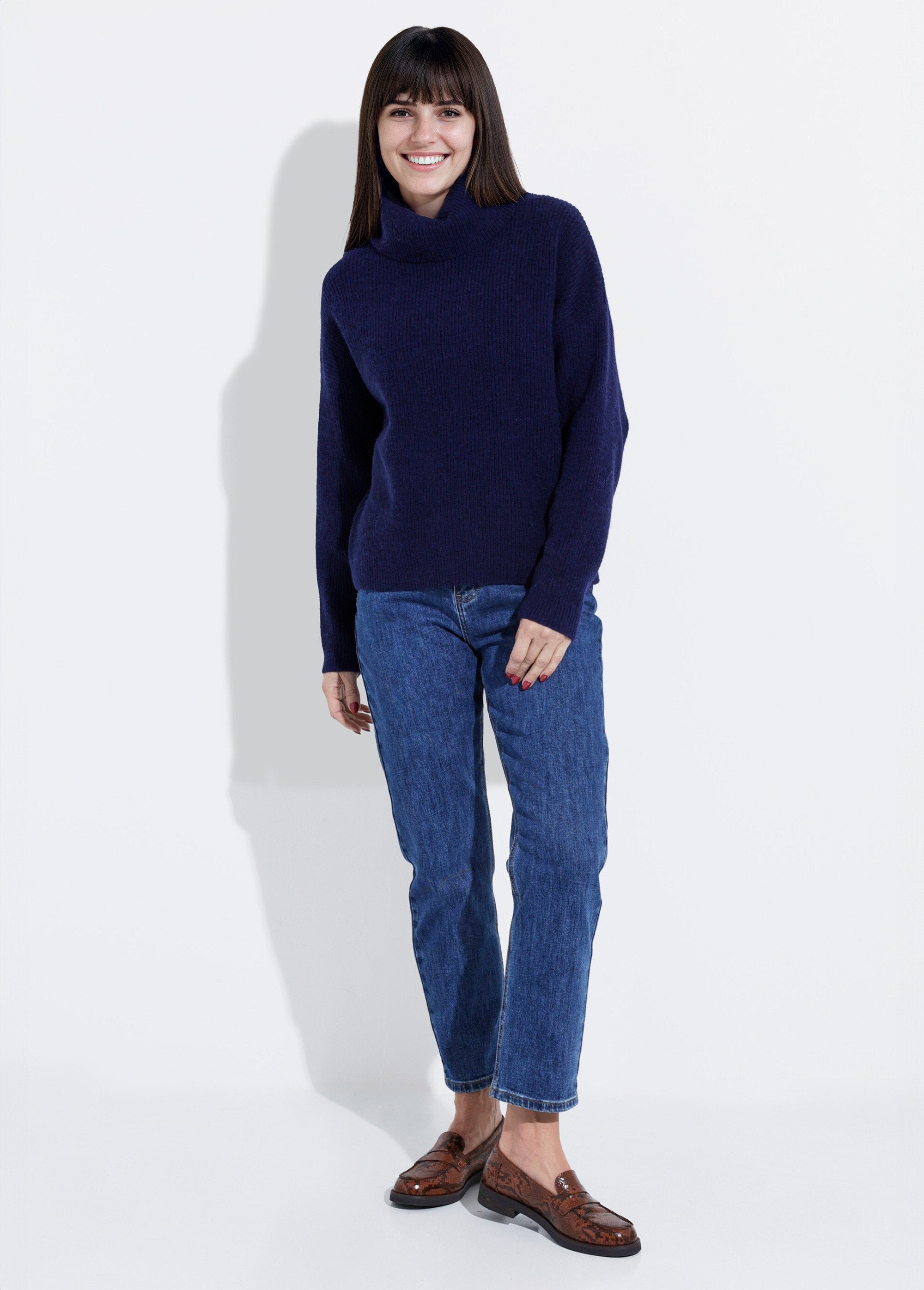 Pull_en_maille_avec_col_roulé_souple_Marine_SF1_slim