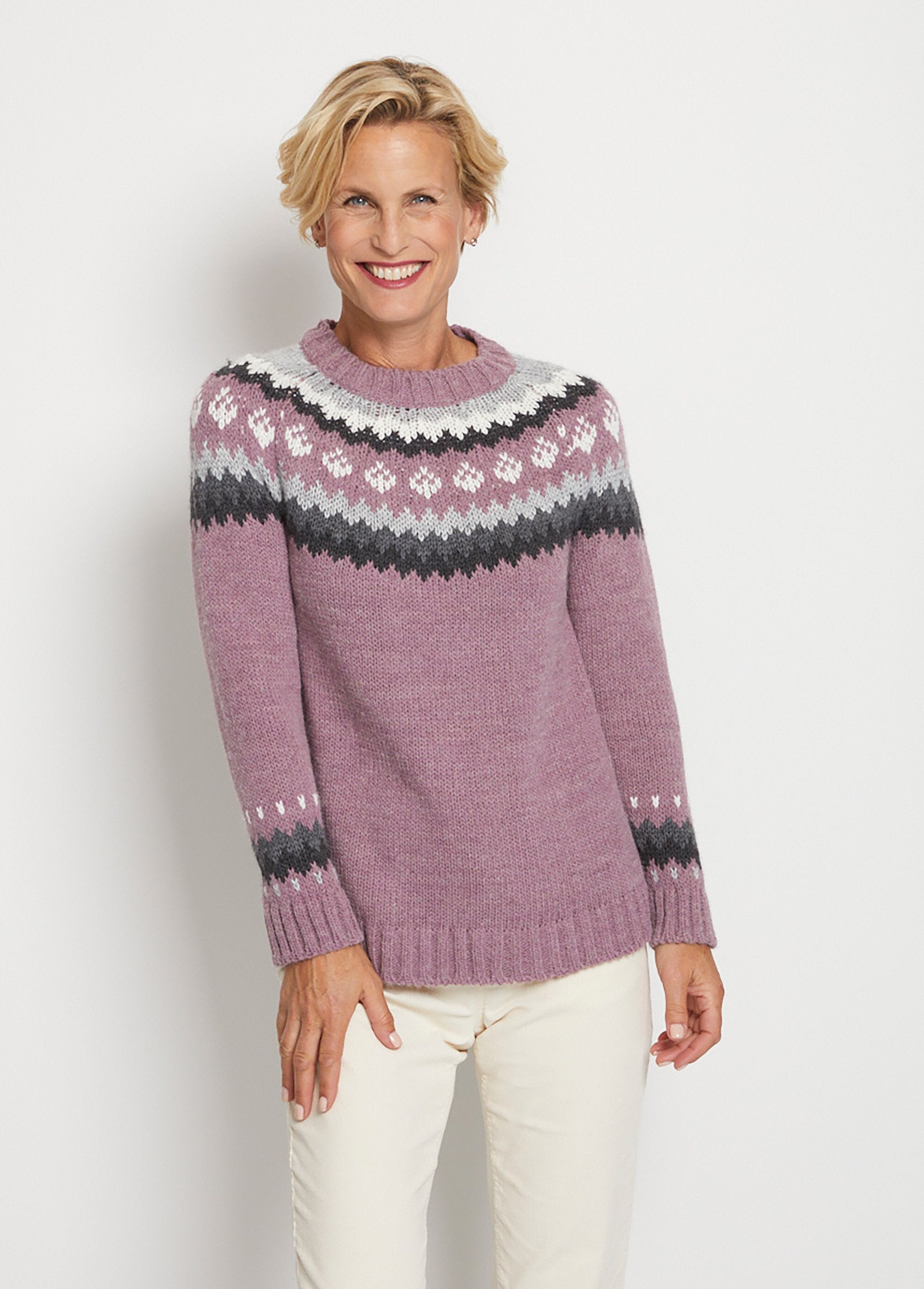 Plain_placed_jacquard_sweater_Pink_and_gray_FA1_slim