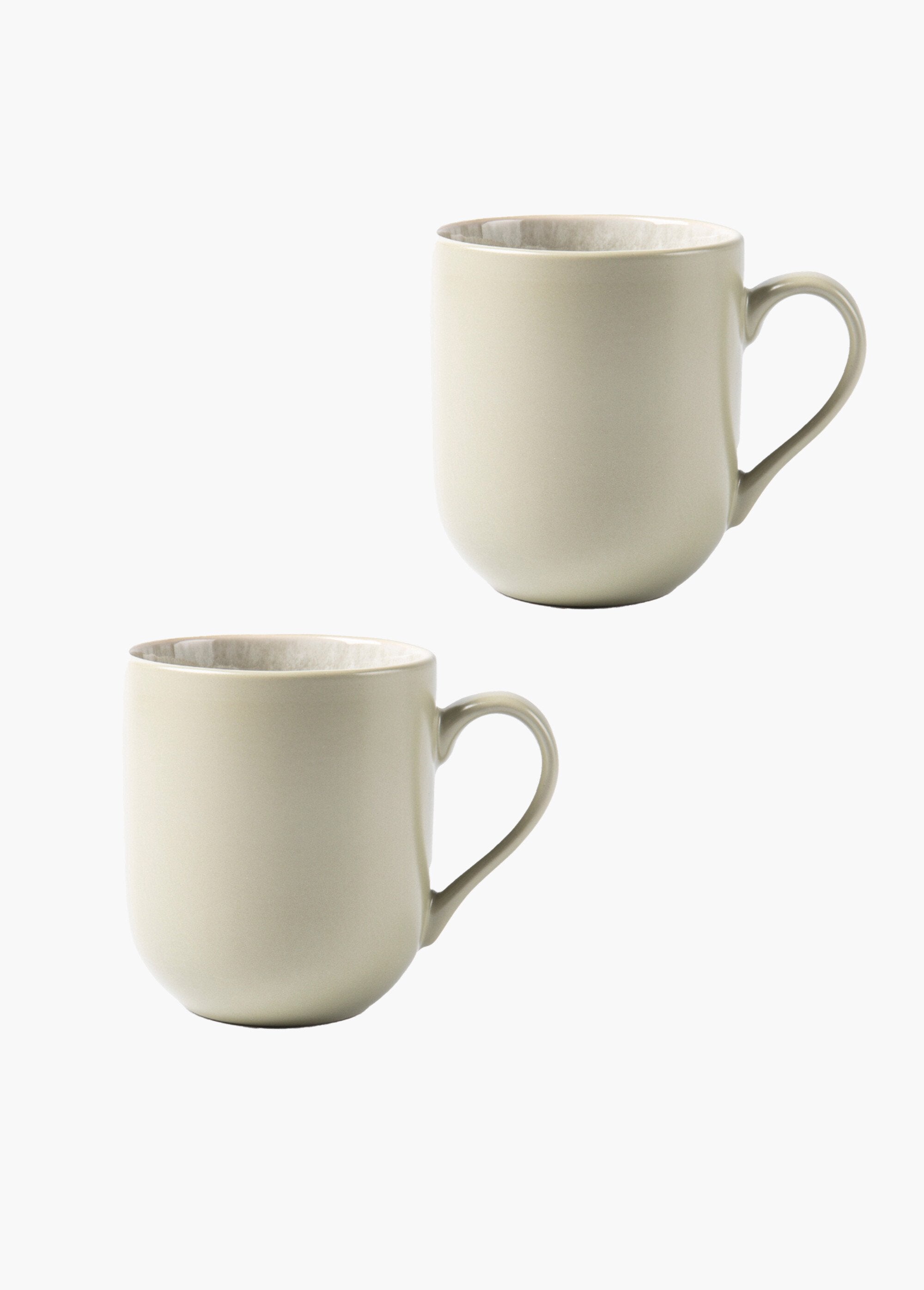 Set_of_2_mugs_with_handles,_enamelled_stoneware,_clear_Green_FA1_slim