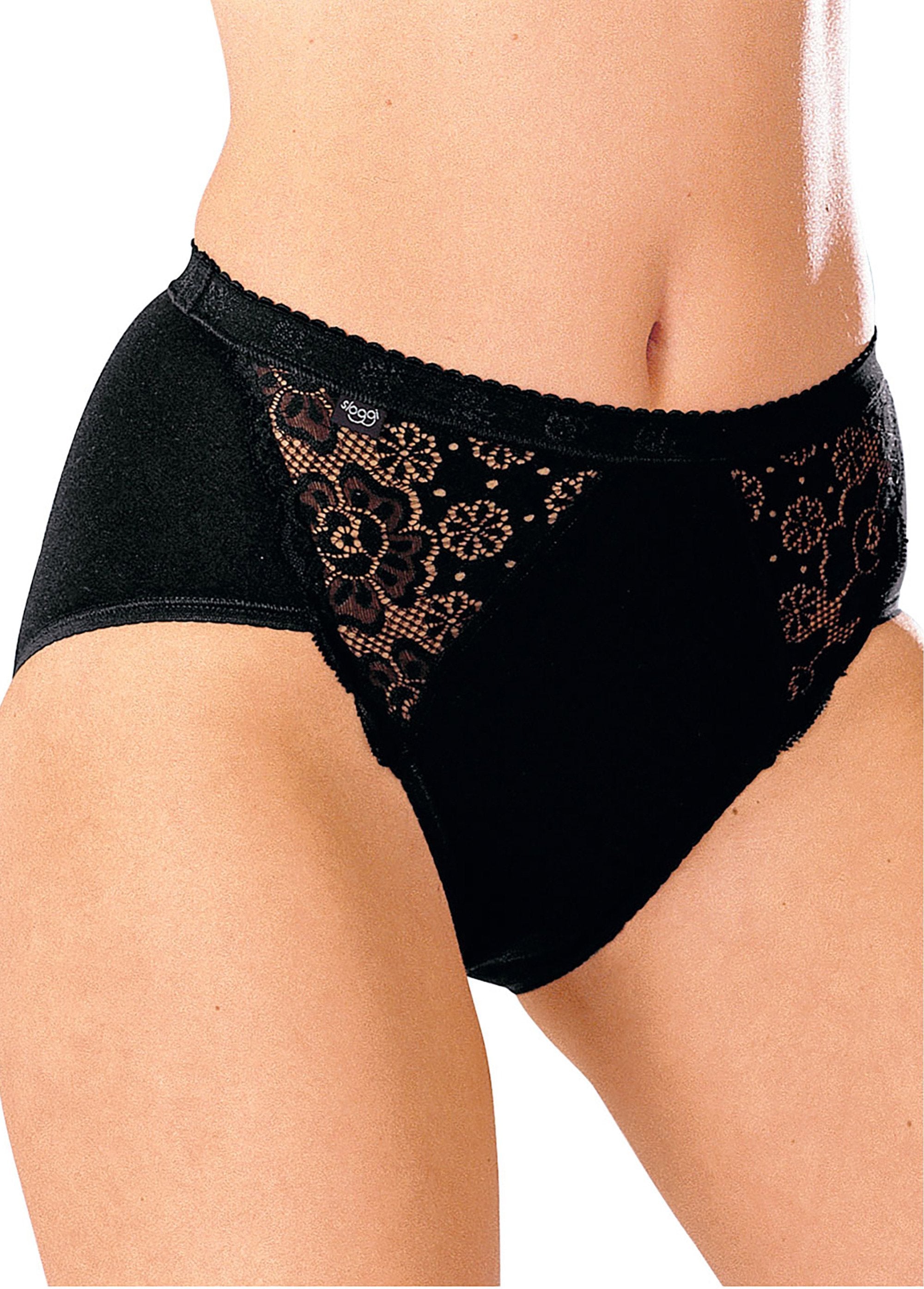 Sloggi®_-_Chic_midi_briefs_Black_FA1_slim