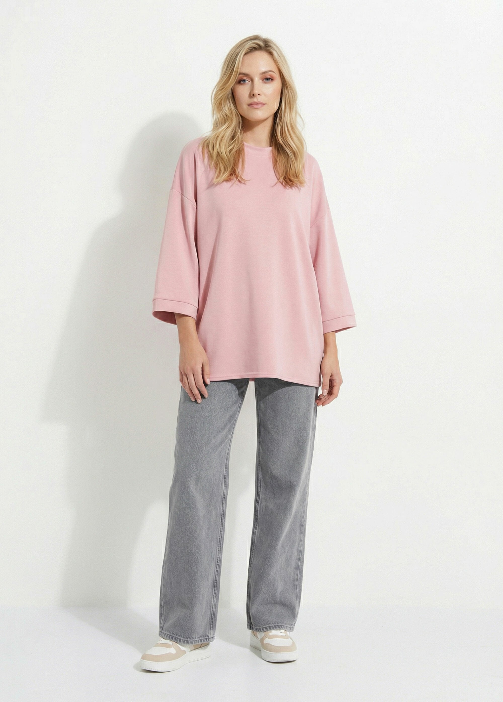 Wide_round_neck_sweatshirt,_3/4_sleeves_Light_pink_SF1_slim