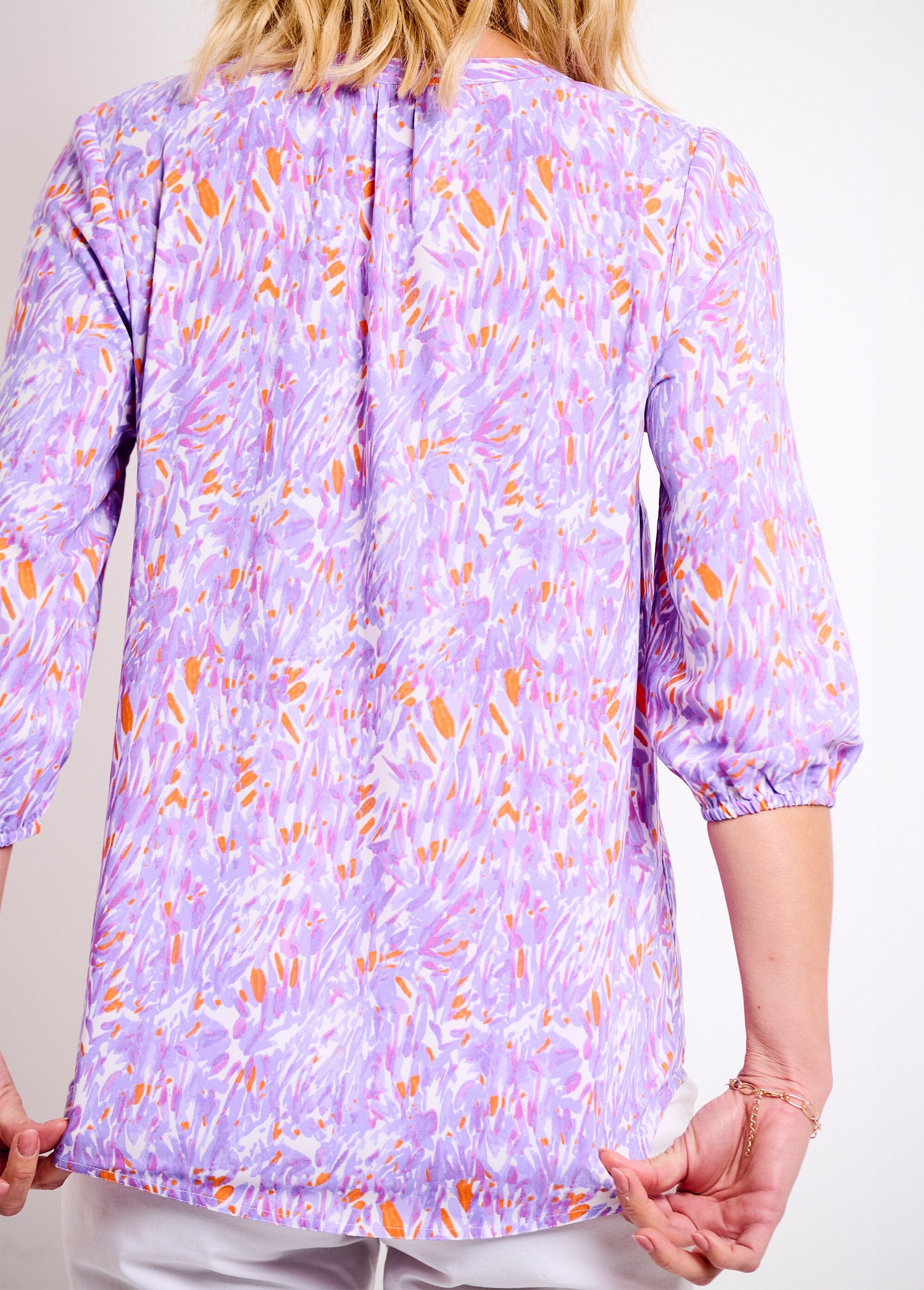 Loose_long_printed_tunic_with_3/4_sleeves_Purple_print_DO2_slim