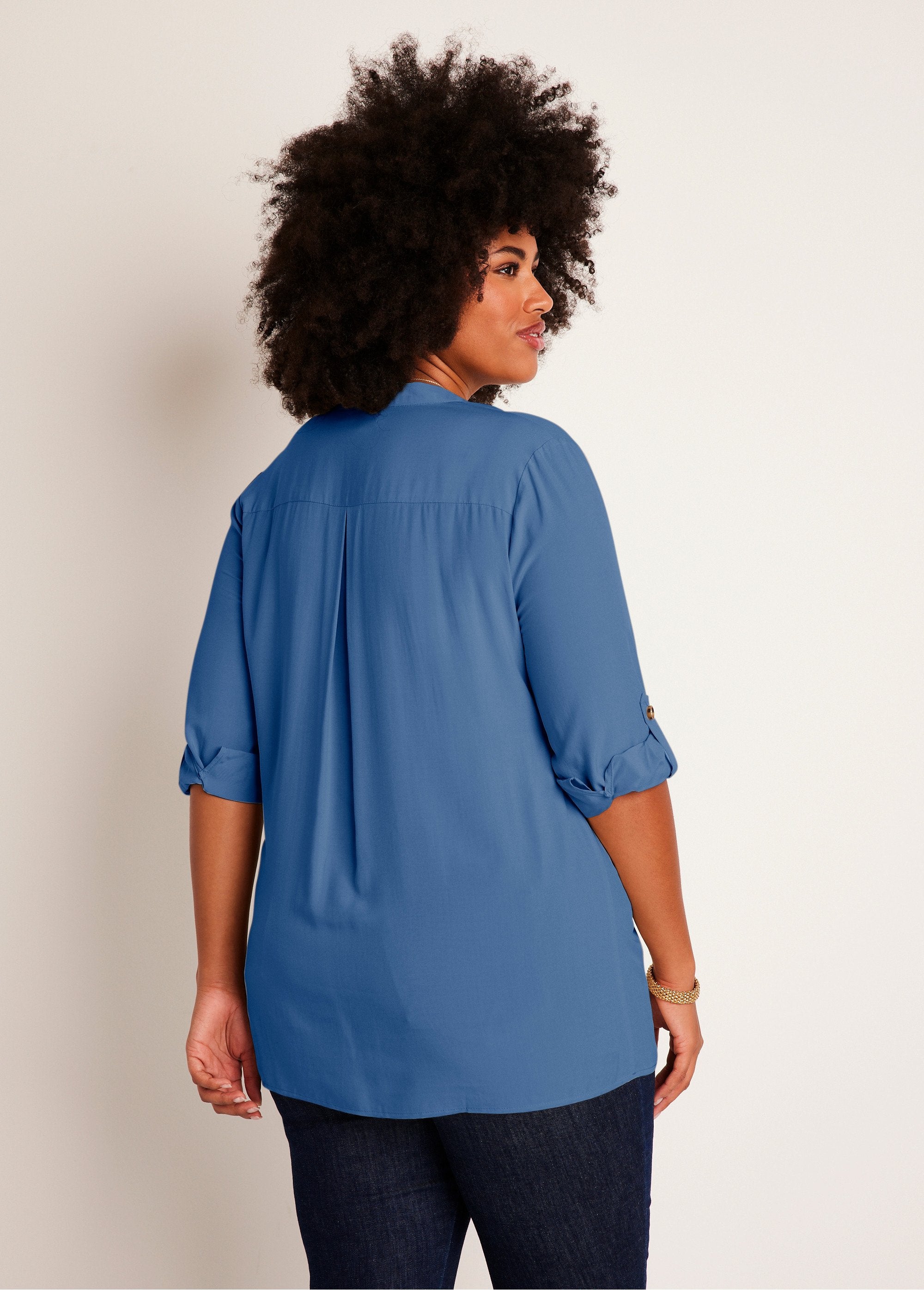 Loose_long_tunic_with_3/4_sleeves_Indigo_DO1_curvy