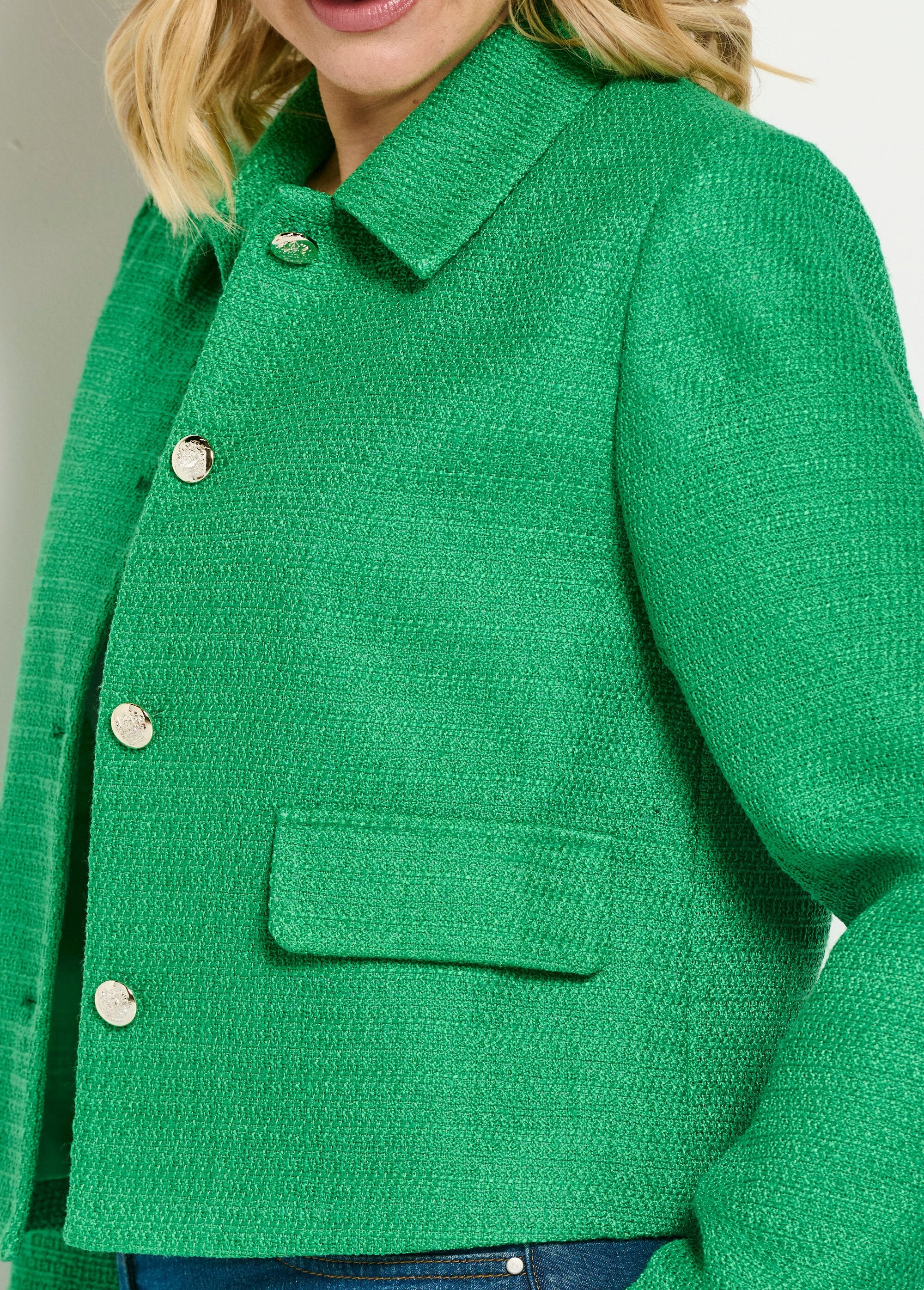 Short,_straight,_buttoned_jacket_in_plain_woven_fabric_Green_DE2_slim