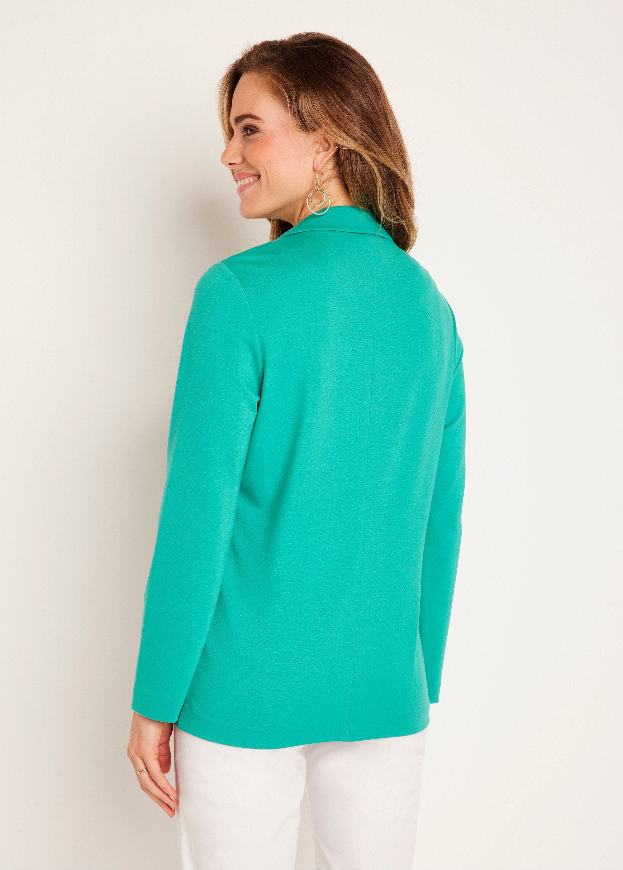 Straight_buttoned_knit_jacket_Green_DO1_slim